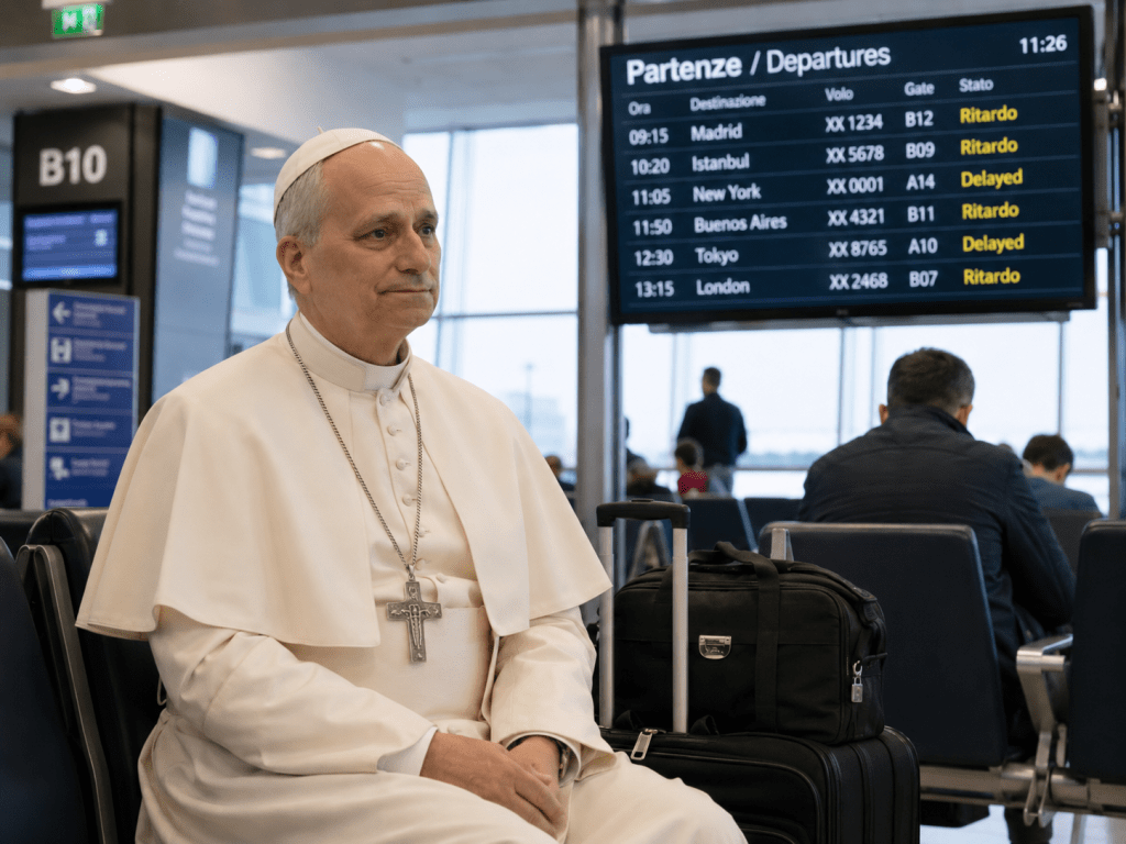 COMPAGNIA AEREA SPAGNOLA LASCIA A TERRA IL PAPA (CHE FIGURACCIA!): ORA LEONE XIV PUO’ CHIEDERE 400 EURO DI&nbsp;RIMBORSO